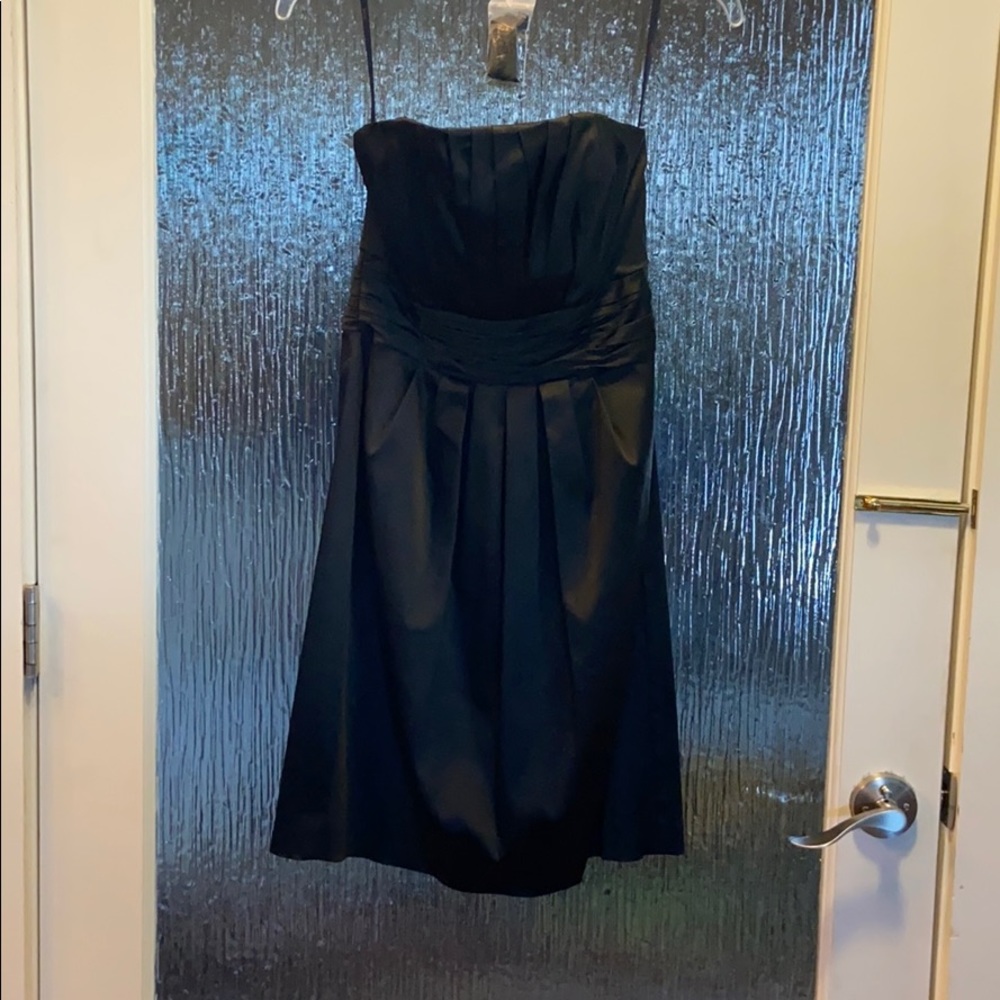 Strapless little black dress